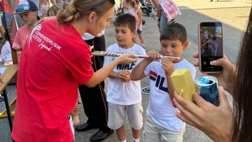 Gemeindemusik beim KidsDay am Garnmarkt